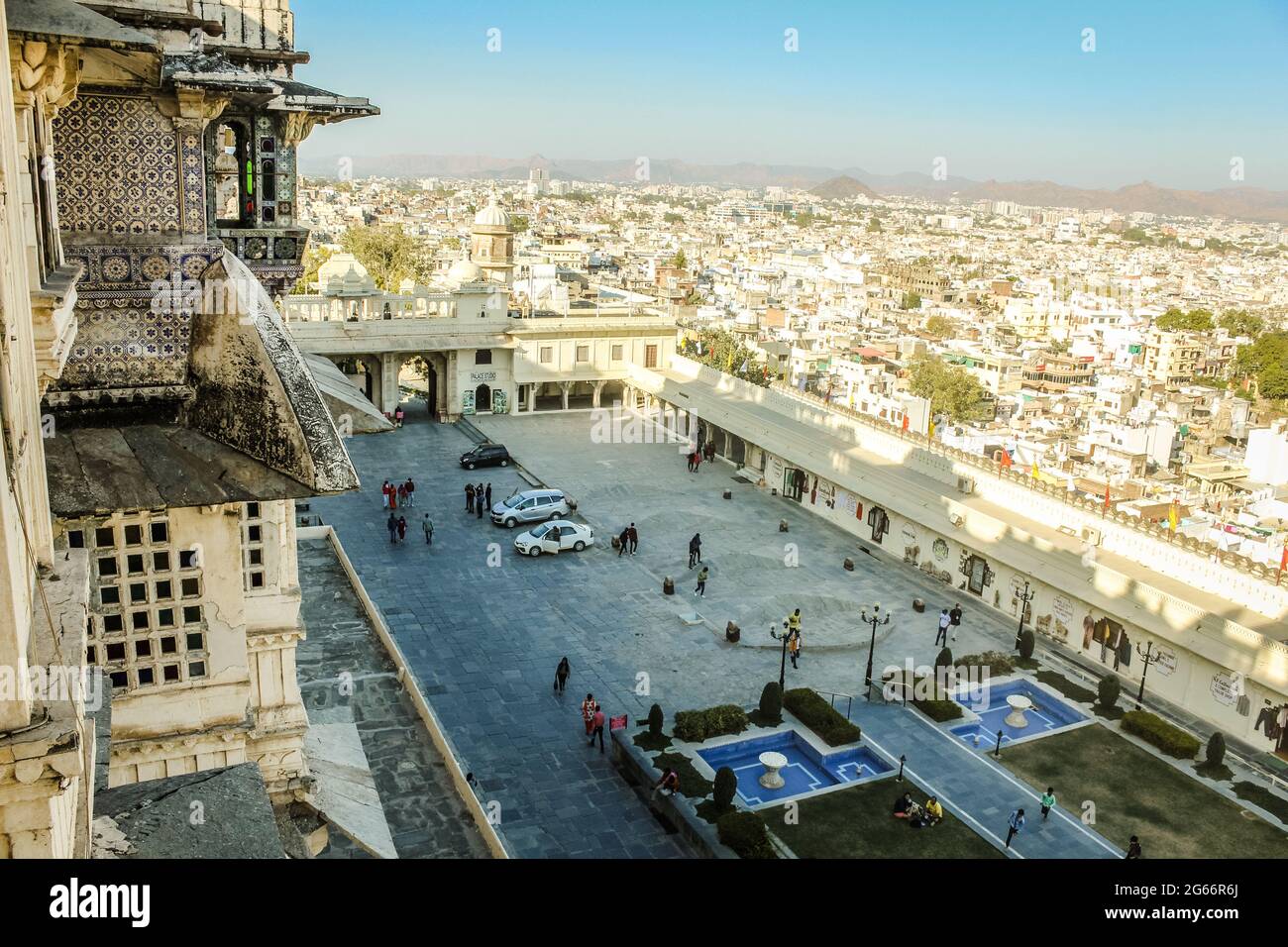 Udaipur City View Stock Photo