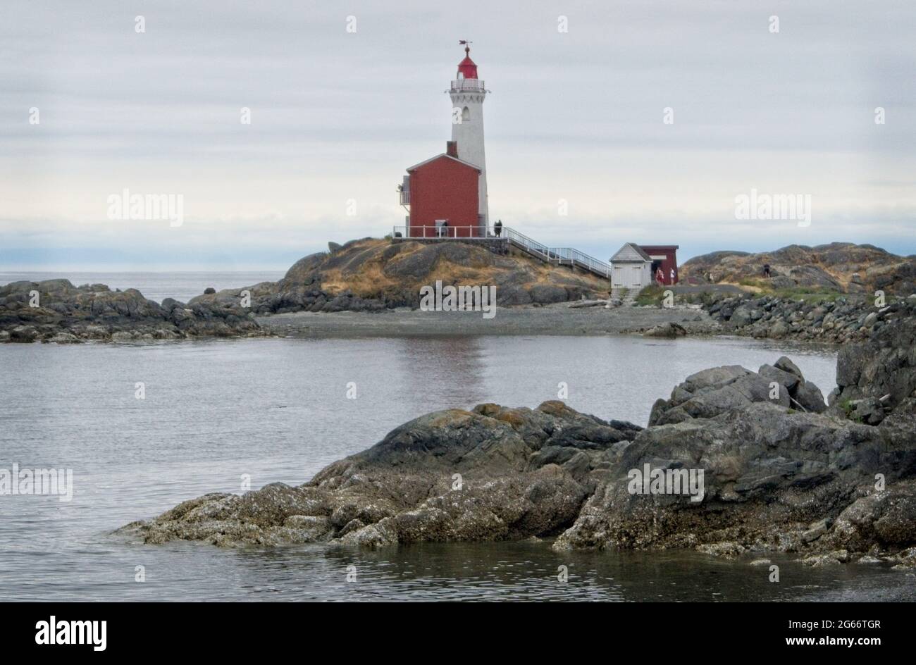 Fisgard Lighthouse Victoria BC Stock Photo