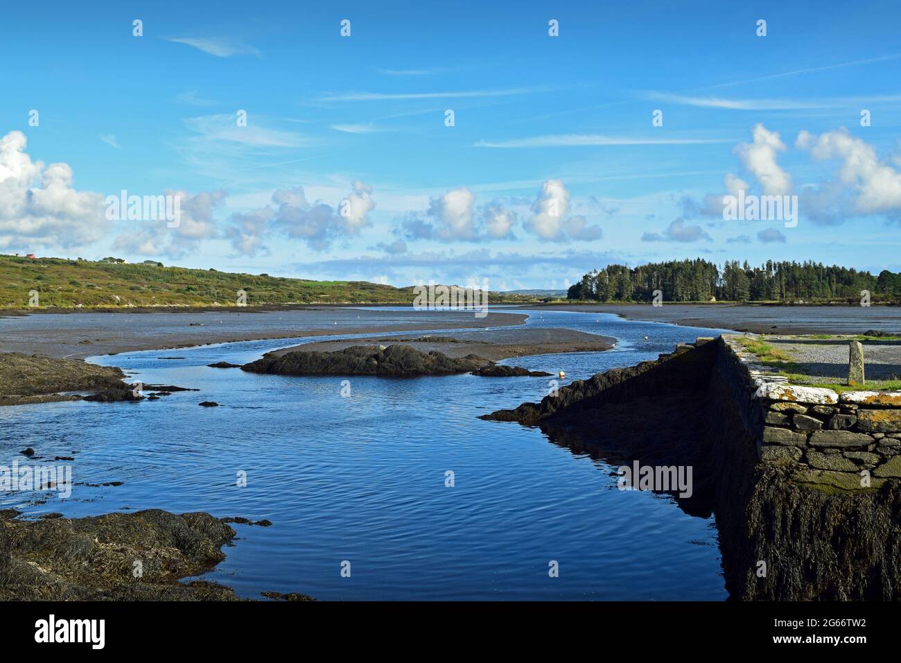 Sand Boat Quay in Ballydehob harbor West Cork, Ireland Stock Photo Alamy