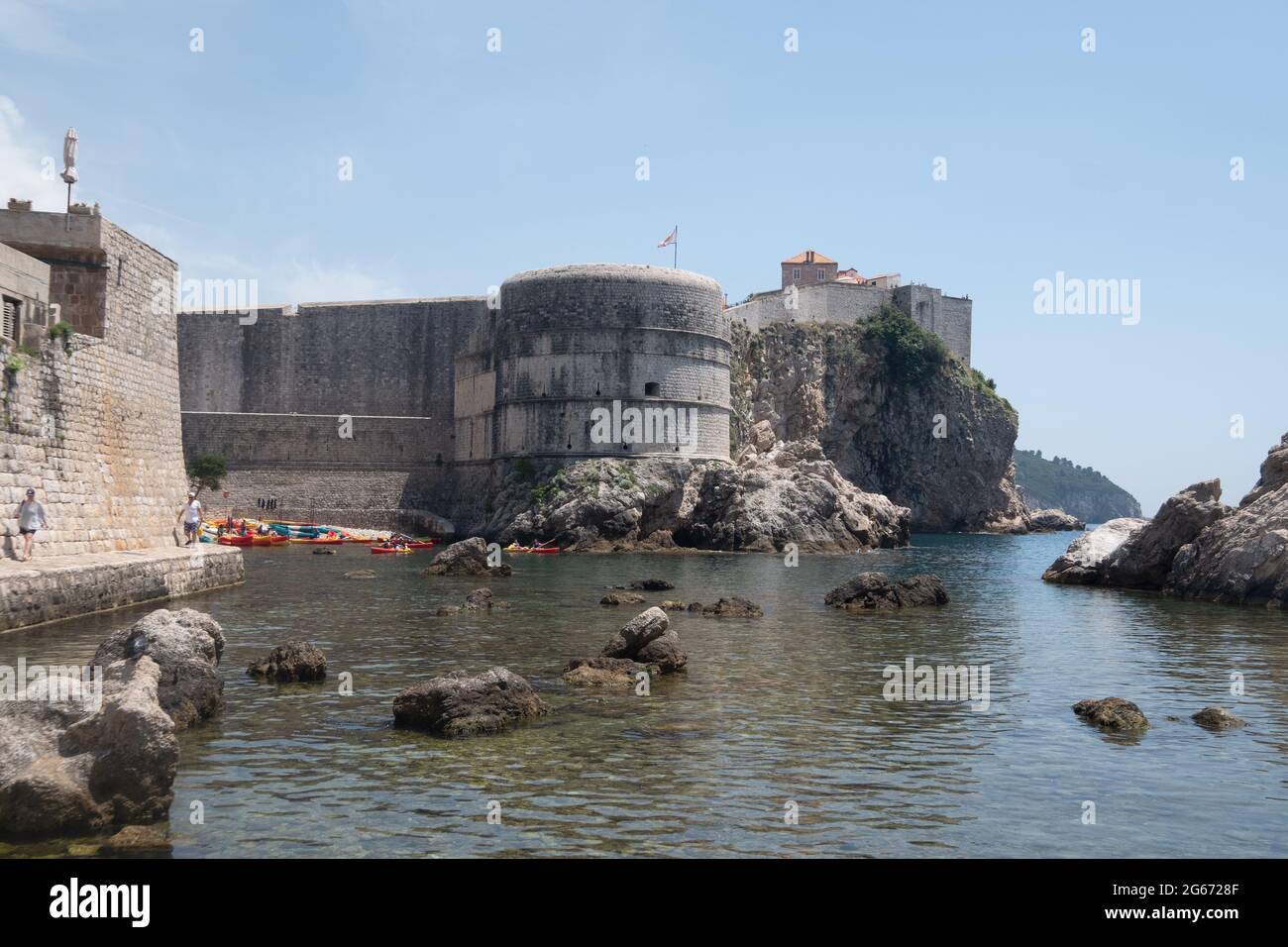 Fort Bokar, Dubrovnik, Croatia Stock Photo