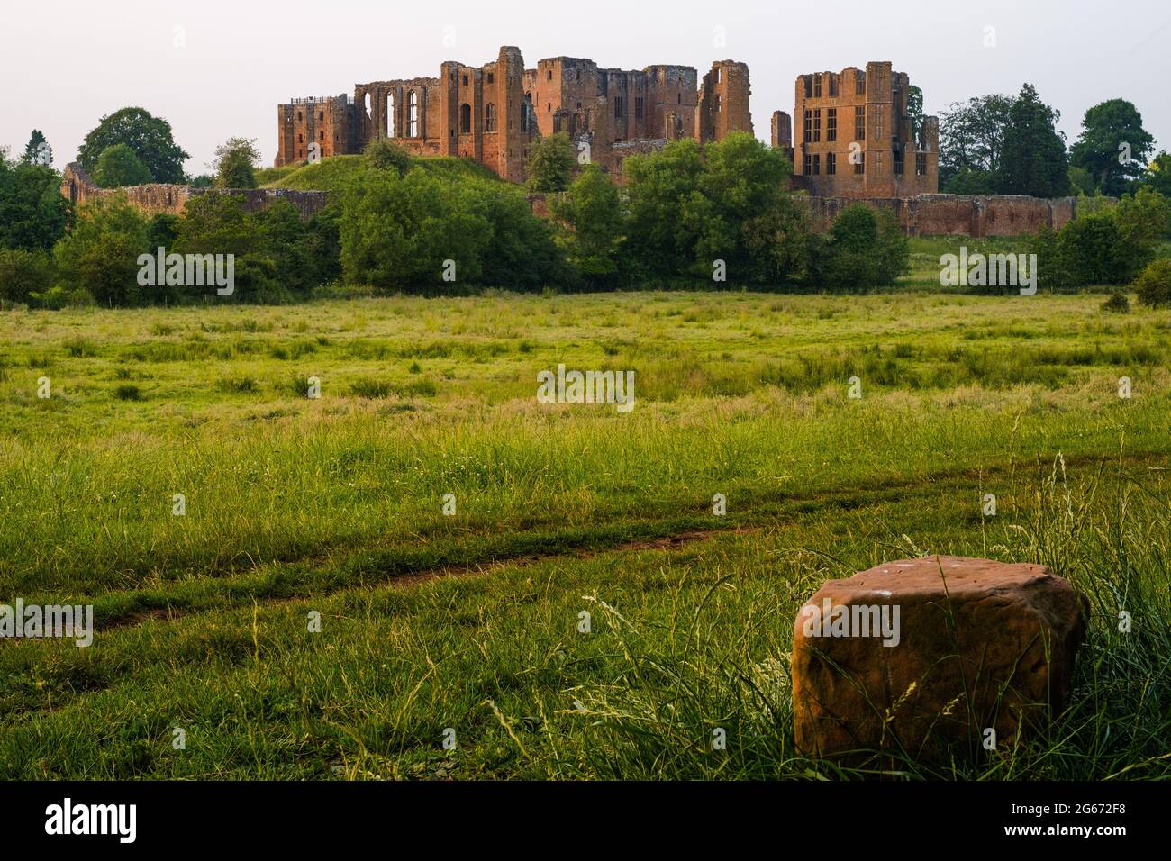 Kenilworth Castle in Warwickshire, UK Stock Photo