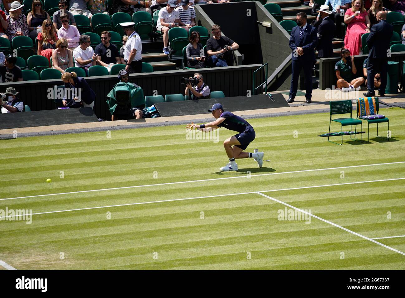 Ball boy at Wimbledon 2021 Stock Photo Alamy