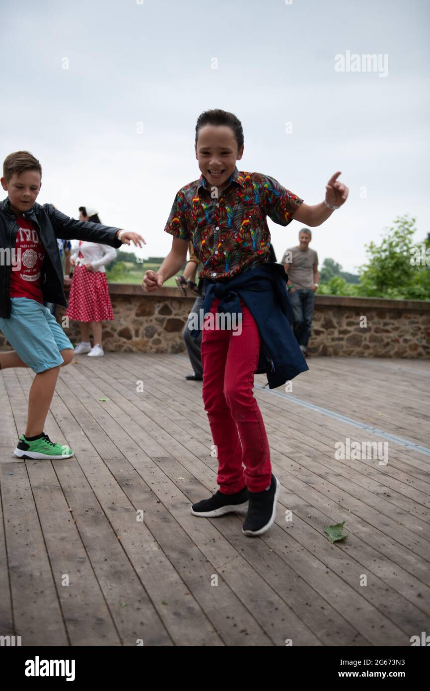 ModellprojektFirebirds Festival auf Schloss Trebsen bei Grimma 02.06.2021 Stock Photo Alamy