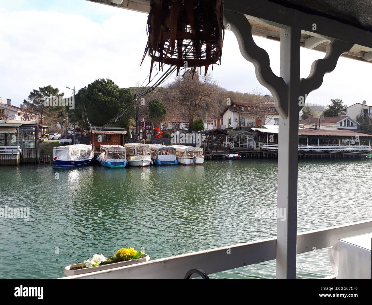 Goksu river, Agva Sile, İstanbul Turkey Stock Photo