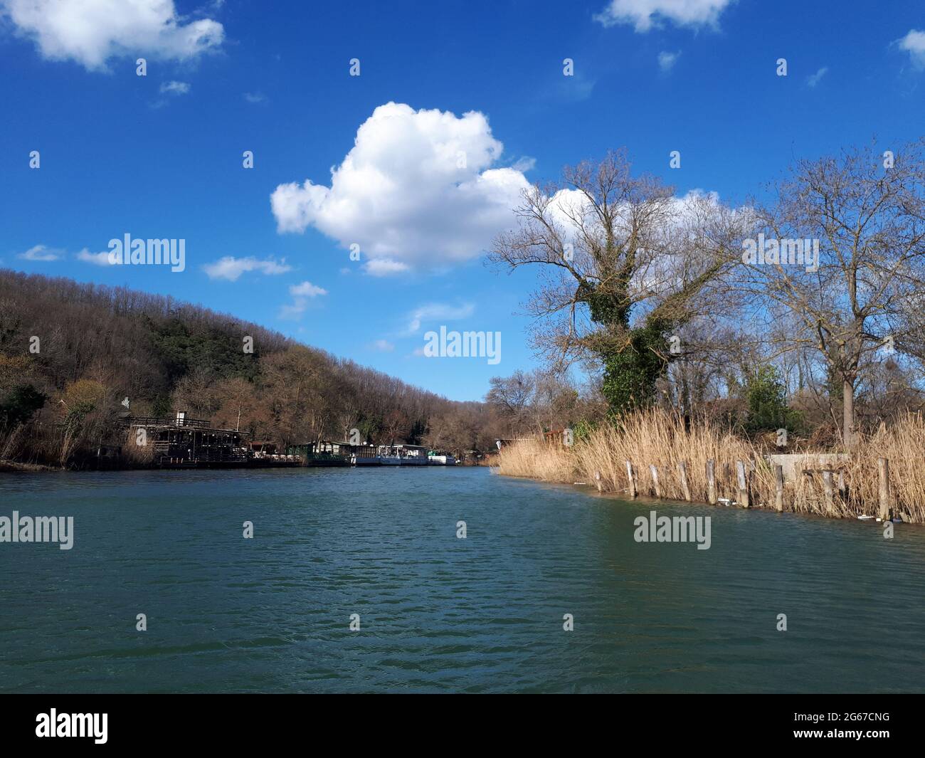Goksu river, Agva Sile, İstanbul Turkey Stock Photo