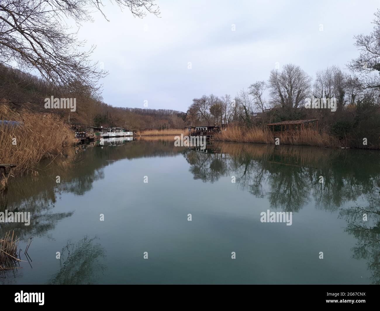 Goksu river, Agva Sile, İstanbul Turkey Stock Photo