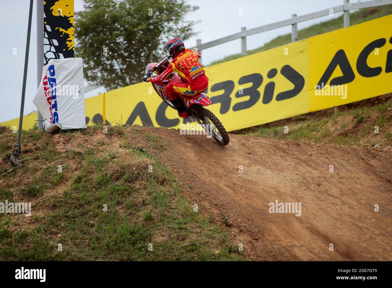 Maggiora / Novara - Italy, 03 July 2021,  Monne Viles Adria KTM ESP during the 2021 FIM MX125 Motocross World Championships, on July 3, 2021 in Maggiora, Italy - Photo Nderim Kaceli / Alamy Live News Stock Photo