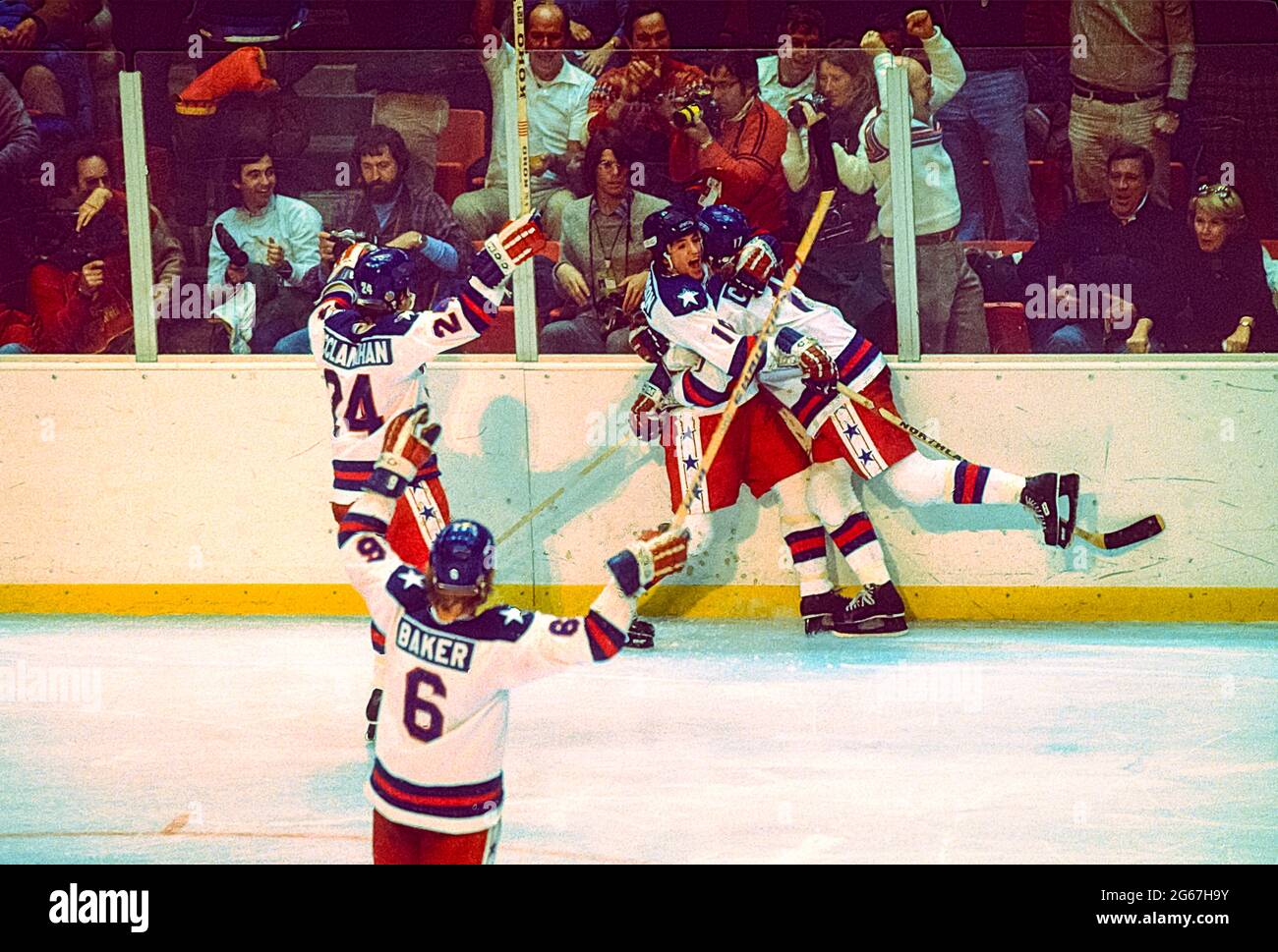 1980 Miracle On Ice Team USA Jack O'Callahan 17 Hockey Jersey