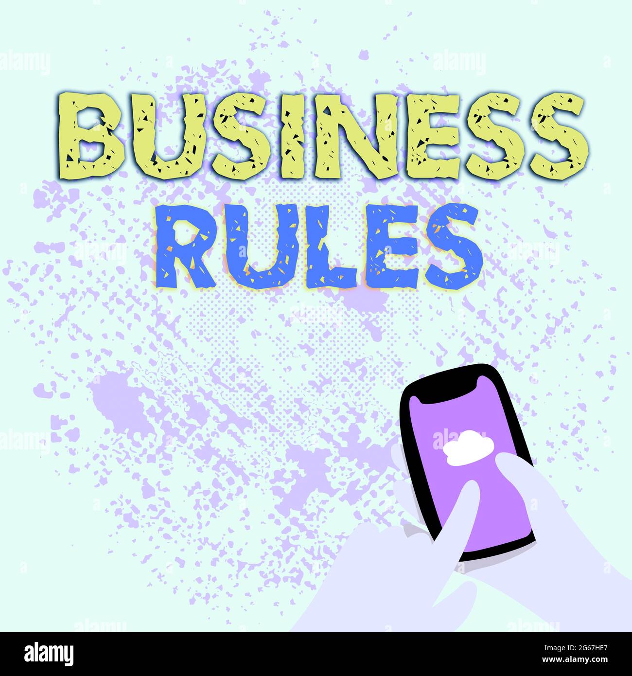 Writing displaying text Business Rules. Business approach the ...