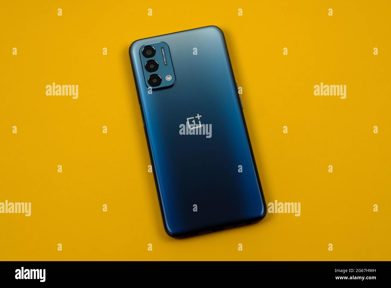 Oneplus Nord N0 5g Smartphone Stock Photo Alamy