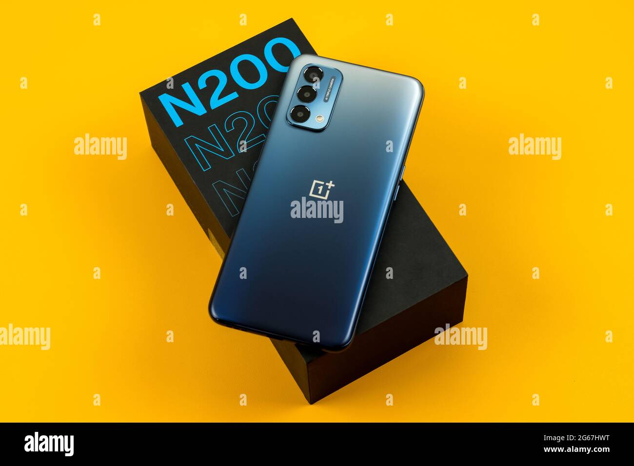 Oneplus Nord N0 5g Smartphone Stock Photo Alamy