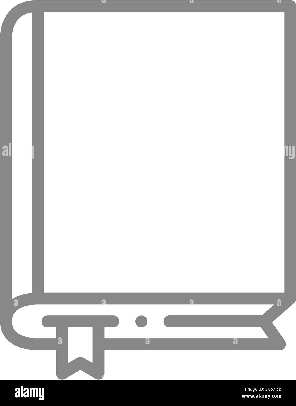 Book line icon. Diary, e-book, encyclopedia symbol Stock Vector Image ...