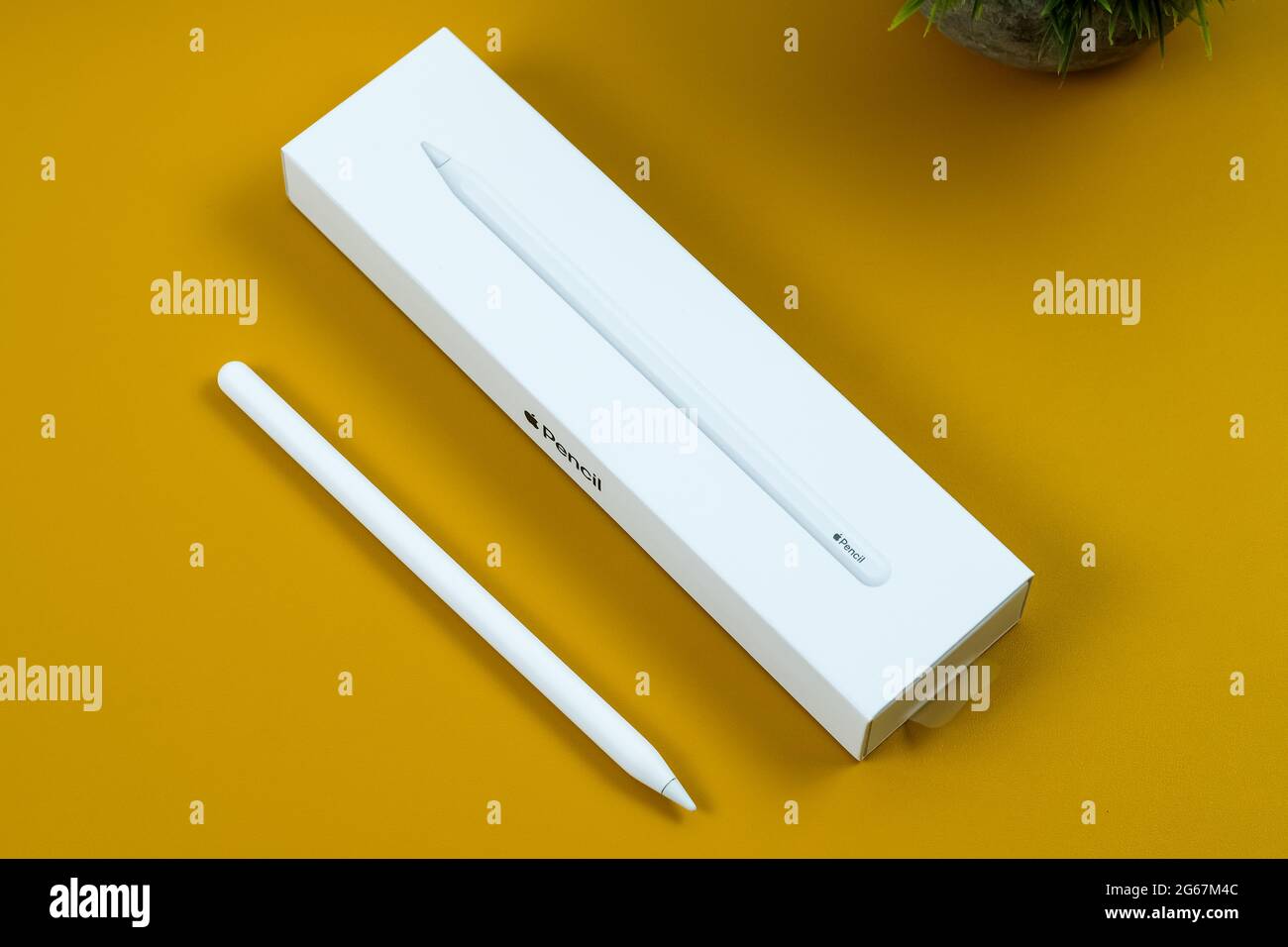 Apple Pencil 2nd generation next to its box Stock Photo - Alamy