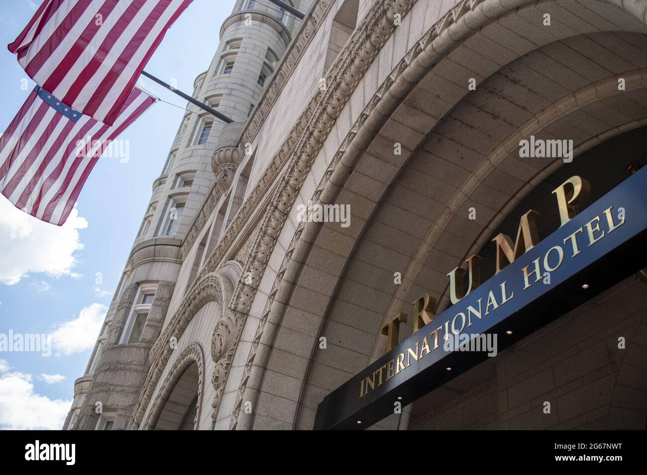 The Trump International Hotel at 1100 Pennsylvania Avenue NW, is 