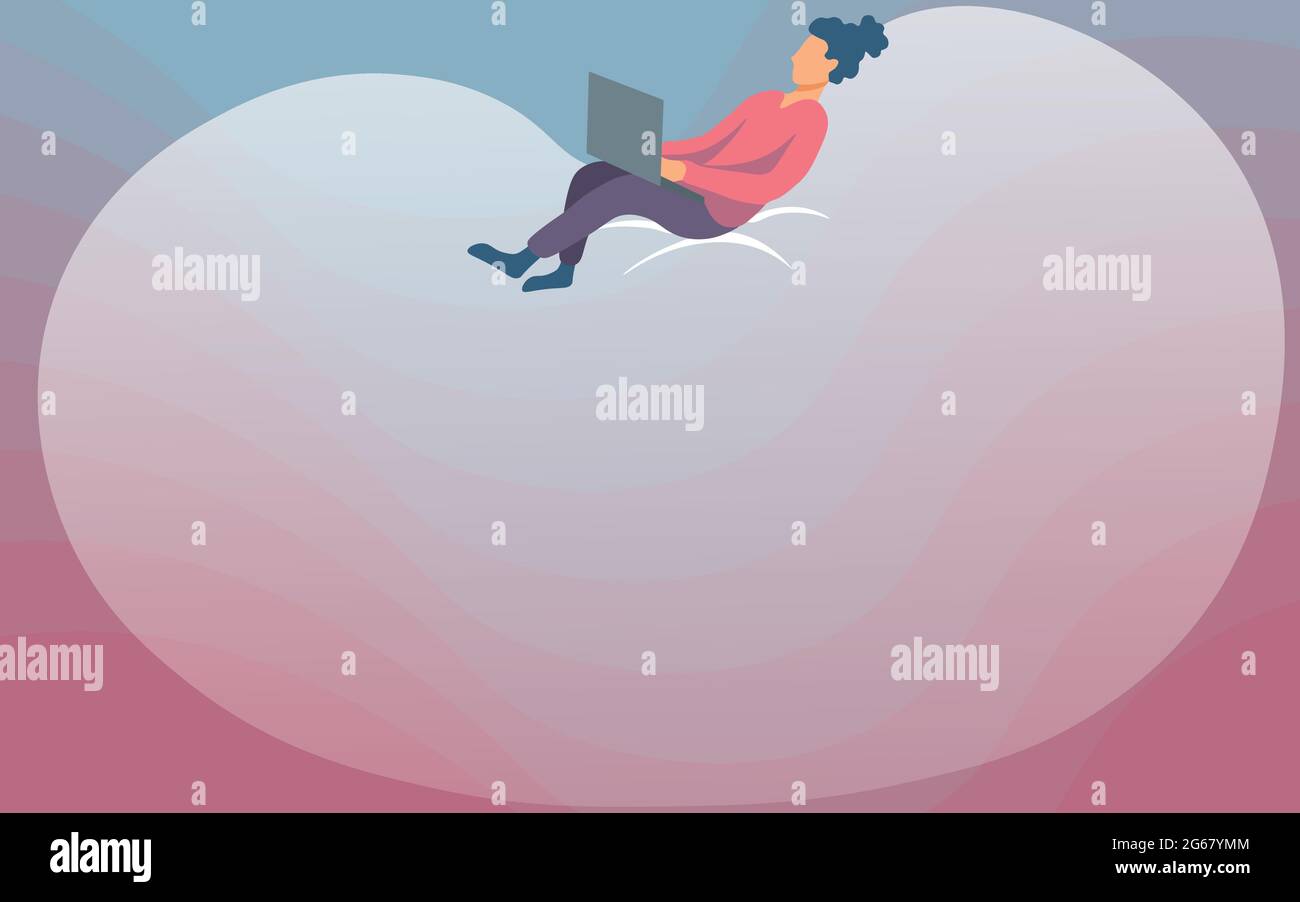 Reading on bean bag Stock Vector Images - Alamy