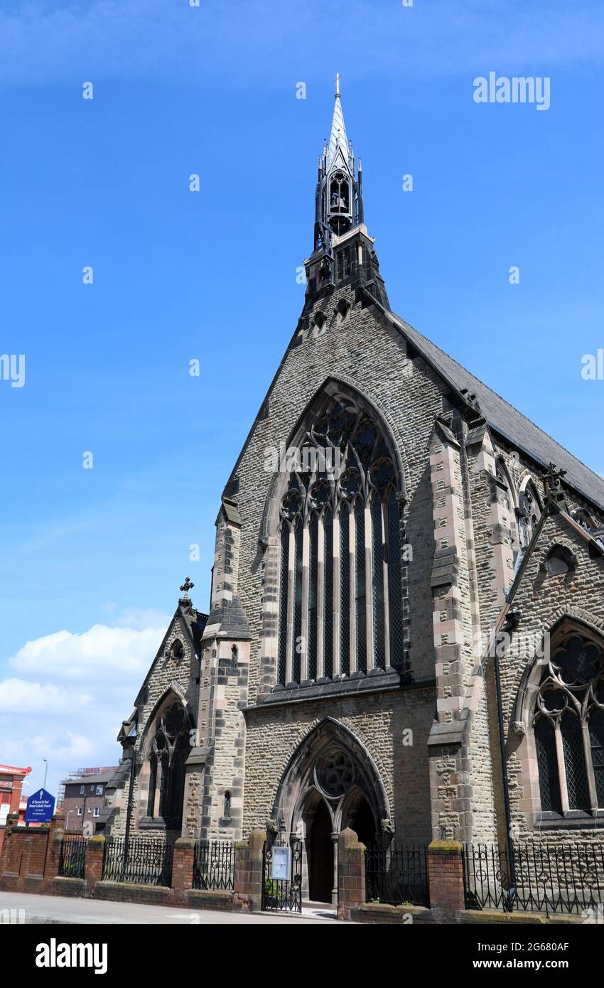 St Vincent de Paul Roman Catholic Church in Liverpool Stock Photo