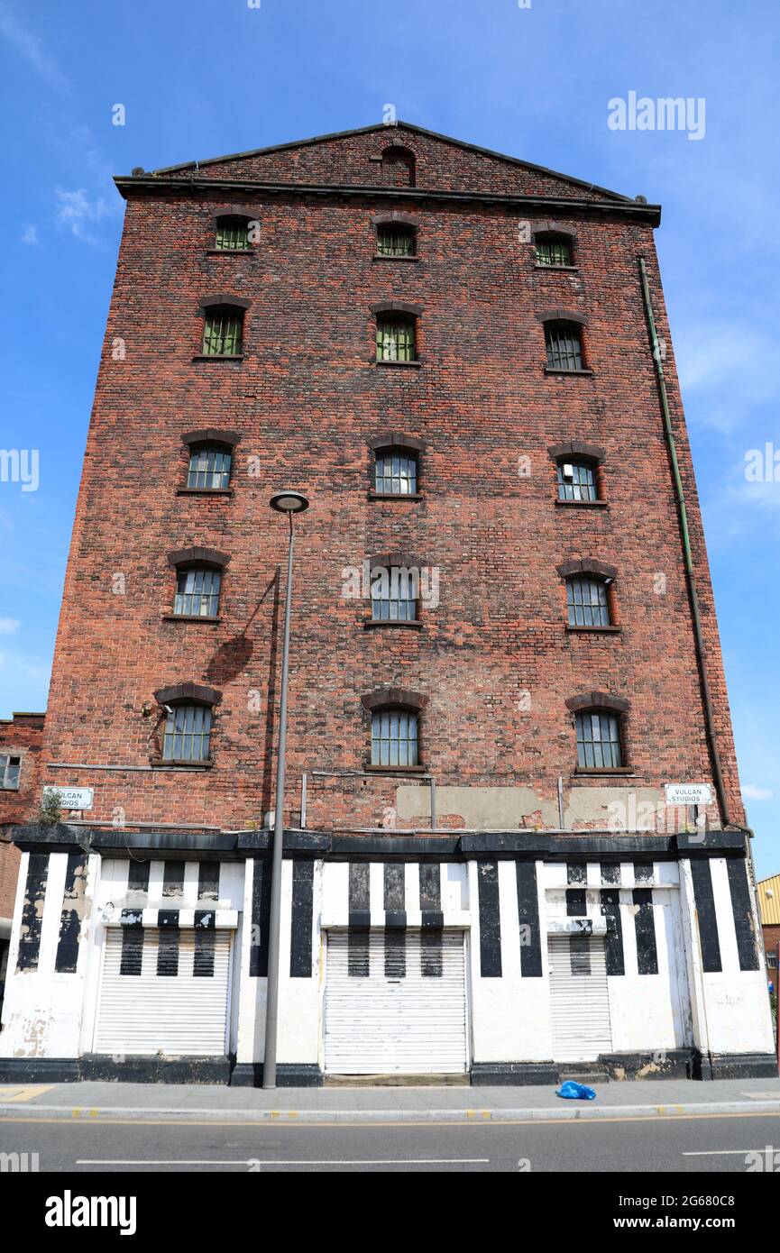 Vulcan Studios rehearsal studio in Liverpool Stock Photo