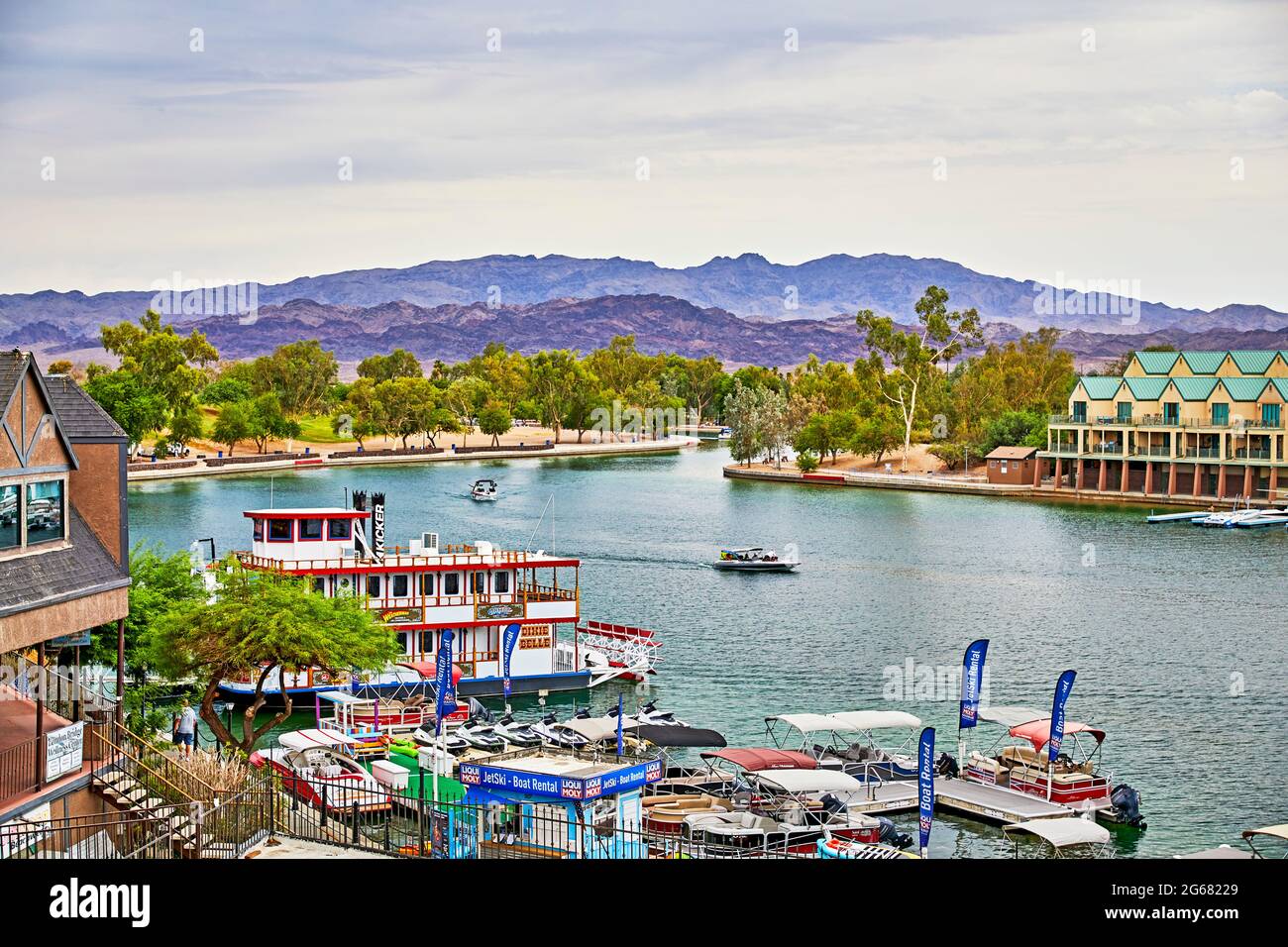Lake Havasu Arizona USA June 30 2021 View Of Lake Havasu Arizona 