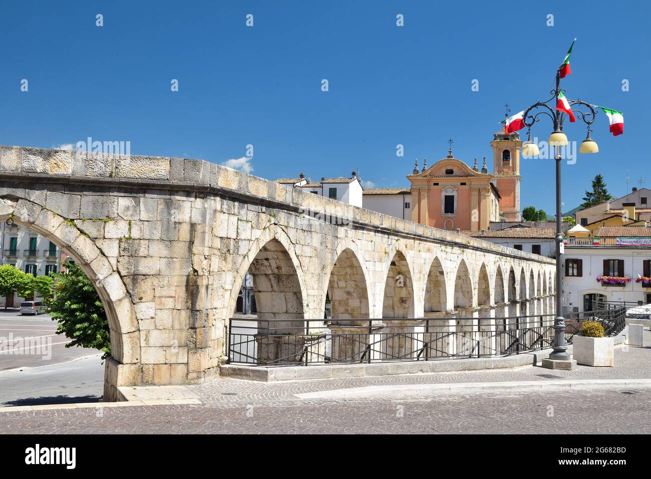 View of Sulmona Stock Photo