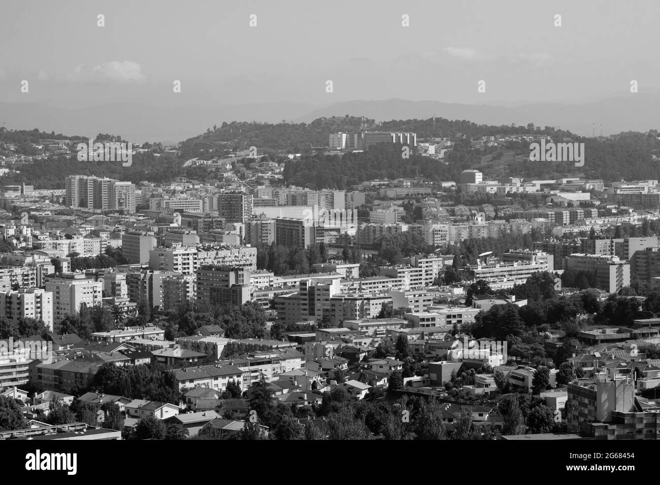 City of Braga European destination 2021 in North Portugal Stock Photo