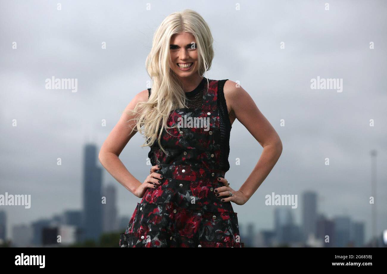 Julianna Zobrist, wife of Cubs Ben Zobrist, who is enjoying a