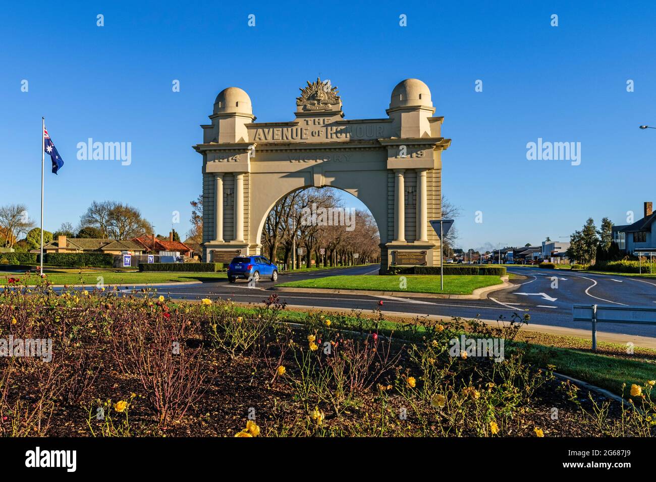 Arch Of Victory, Ballarat,Victoria,Australia Stock Photo