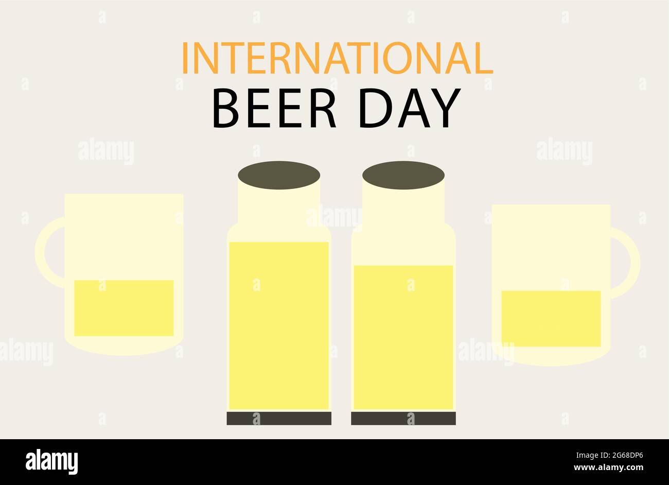 International beer day vector template Stock Vector Image & Art - Alamy