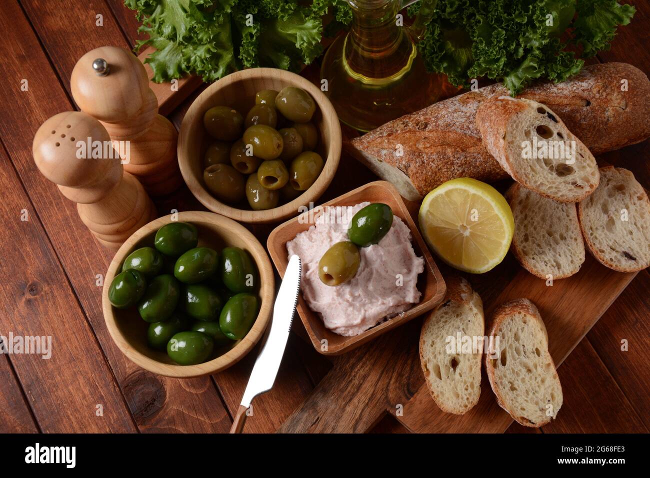 Taramosalata Greek spread Paste (pate) made of ground fish, shrimps