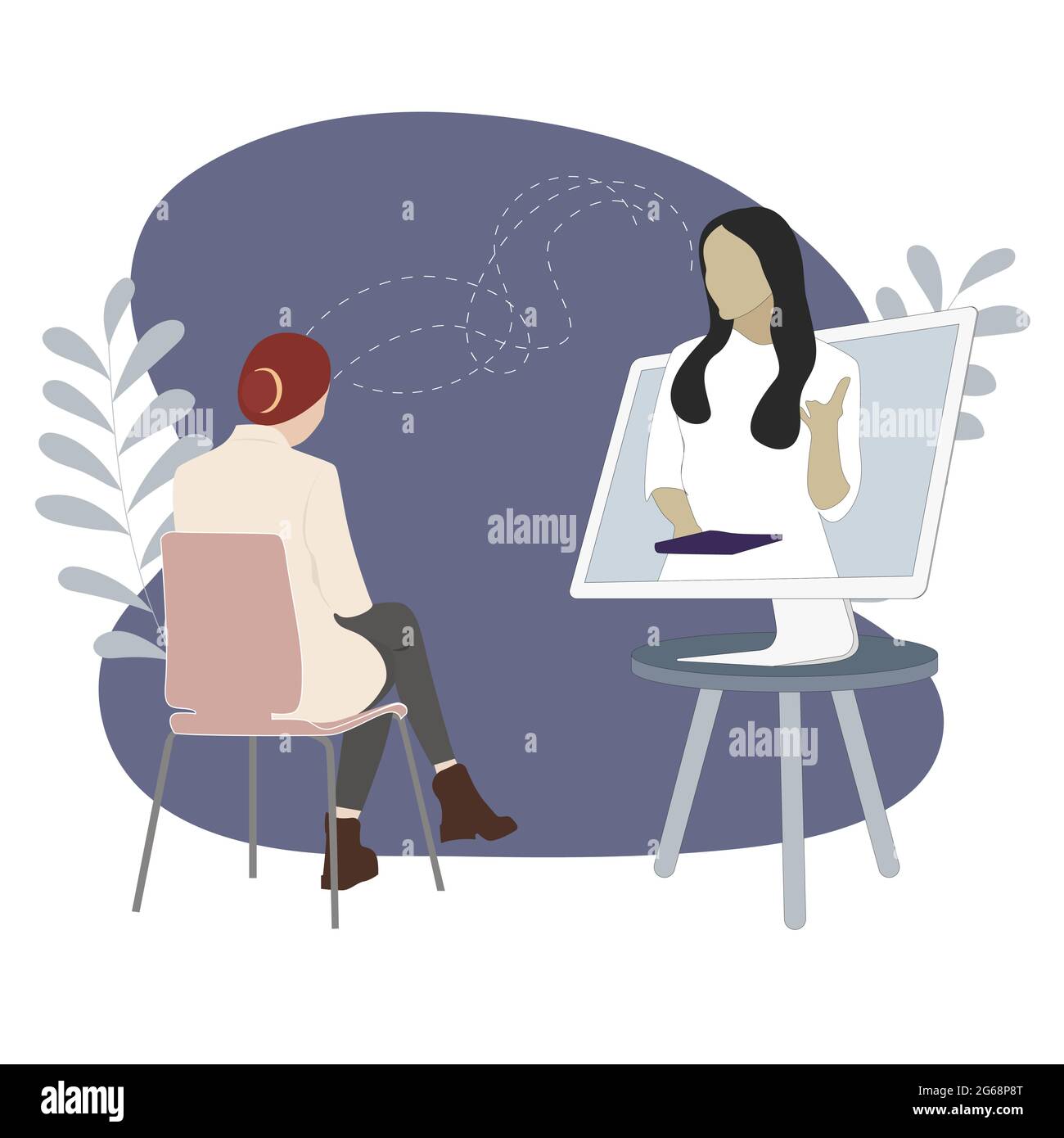 Personal conversation Stock Vector Images Alamy