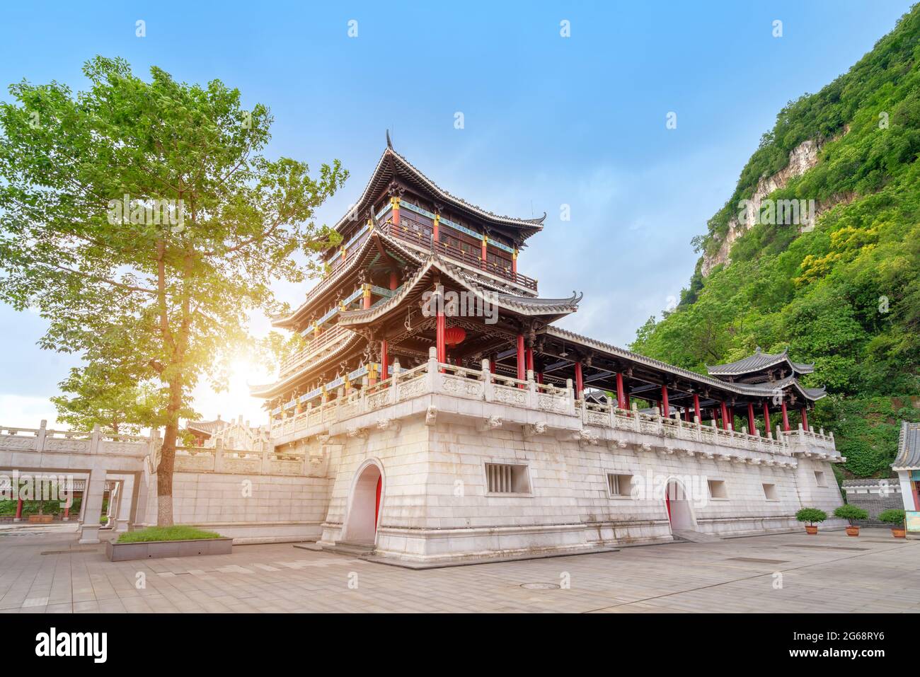 Ancient buildings in the city, Liuzhou, Guangxi, China Stock Photo Alamy