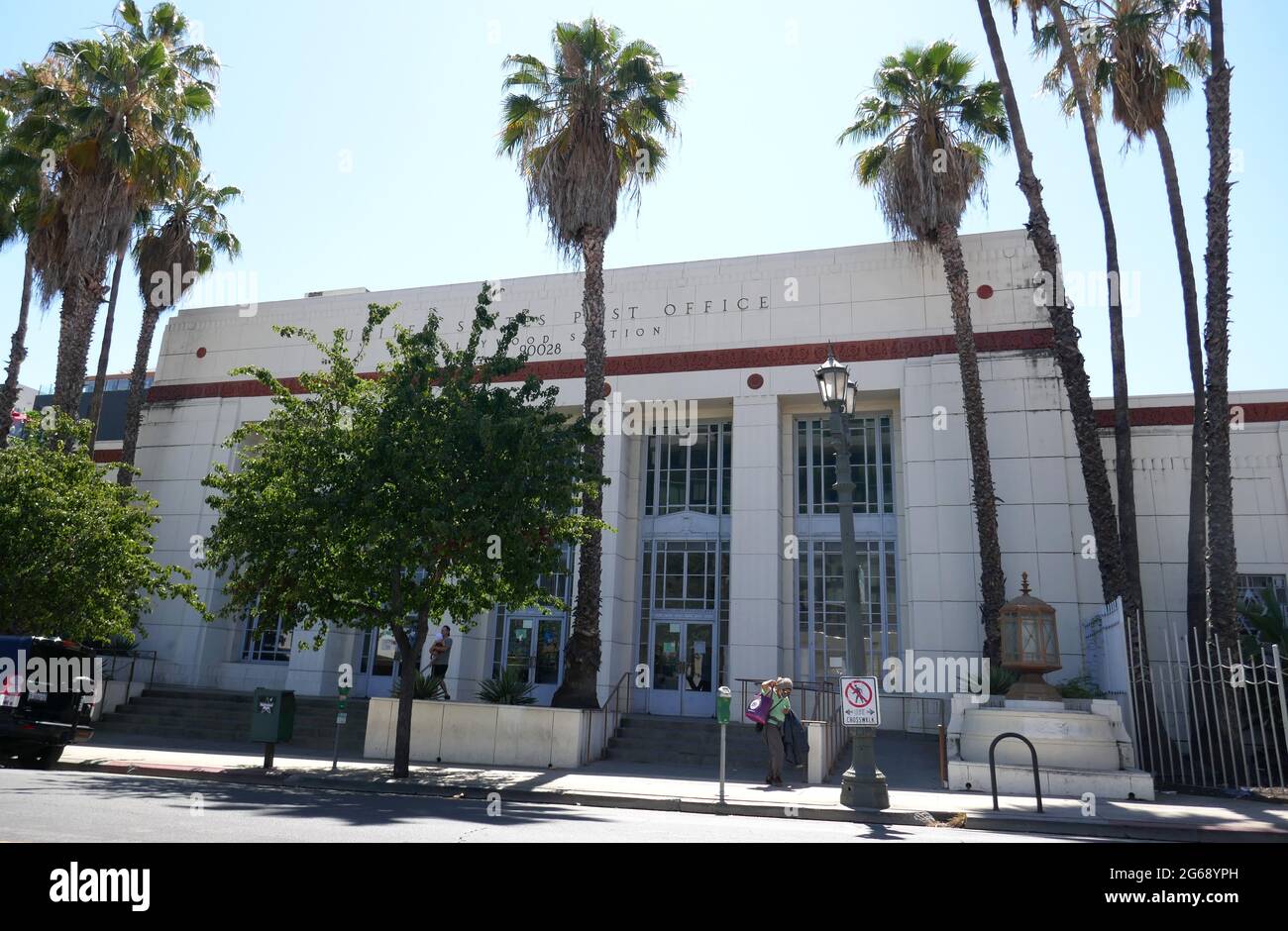 Los Angeles, California, USA 3rd July 2021 A general view of atmosphere of US Post Office in Hollywood where cinematographer King David Gray, Lon Chaney Collaborator was killed in an unsolved murder here at 1615 Wilcox Avenue on July 3, 2021 in Los Angeles, California, USA. Photo by Barry King/Alamy Stock Photo Stock Photo