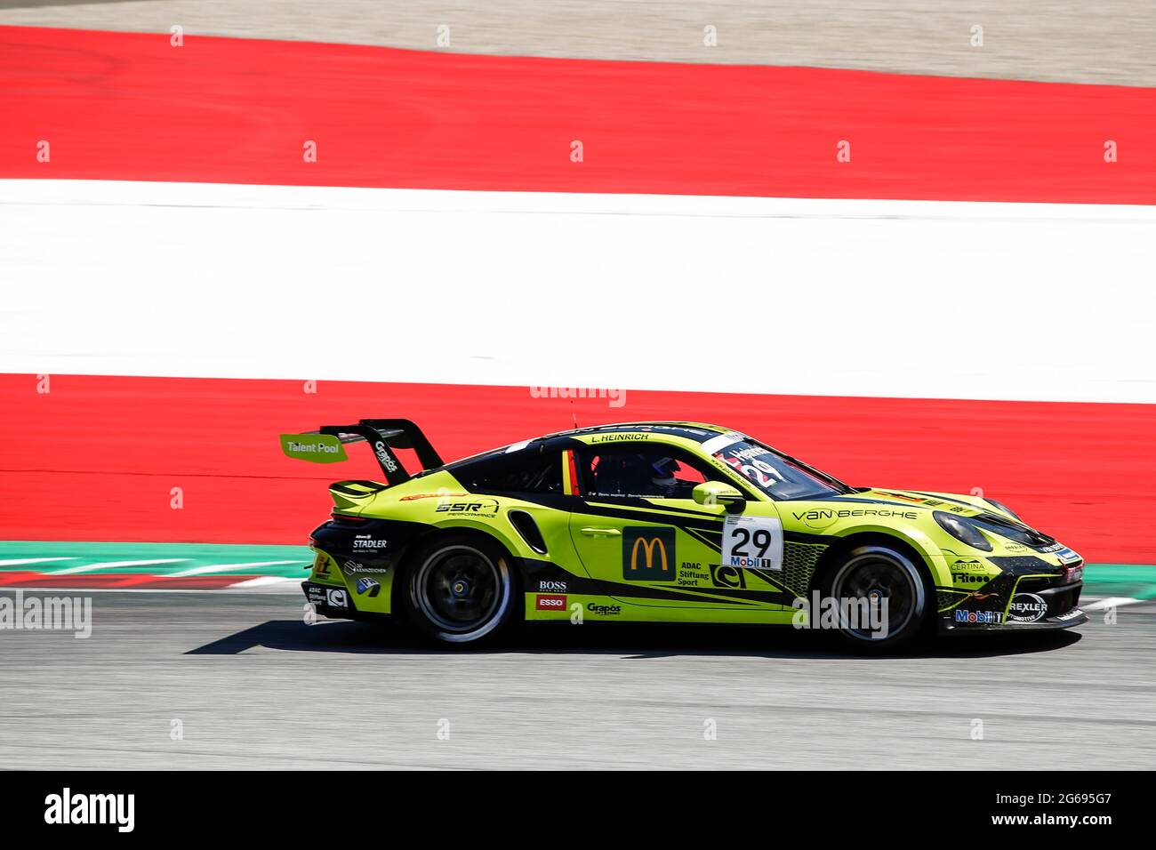 Spielberg, Austria. 3rd July, 2021. # 29 Laurin Heinrich (D, Nebulus Racing by Huber), Porsche Mobil 1 Supercup at Red Bull Ring on July 3, 2021 in Spielberg, Austria. (Photo by HOCH ZWEI) Credit: dpa/Alamy Live News Stock Photo