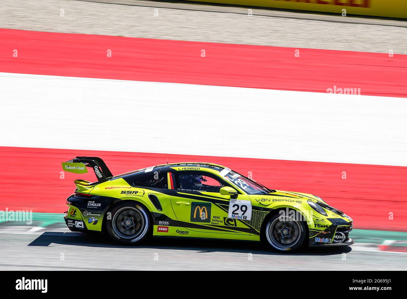 Spielberg, Austria. 3rd July, 2021. # 29 Laurin Heinrich (D, Nebulus Racing by Huber), Porsche Mobil 1 Supercup at Red Bull Ring on July 3, 2021 in Spielberg, Austria. (Photo by HOCH ZWEI) Credit: dpa/Alamy Live News Stock Photo