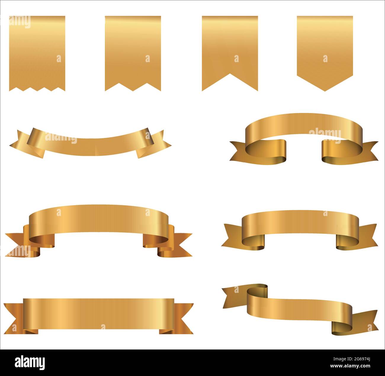 Decorative banners ribbon hi-res stock photography and images - Alamy