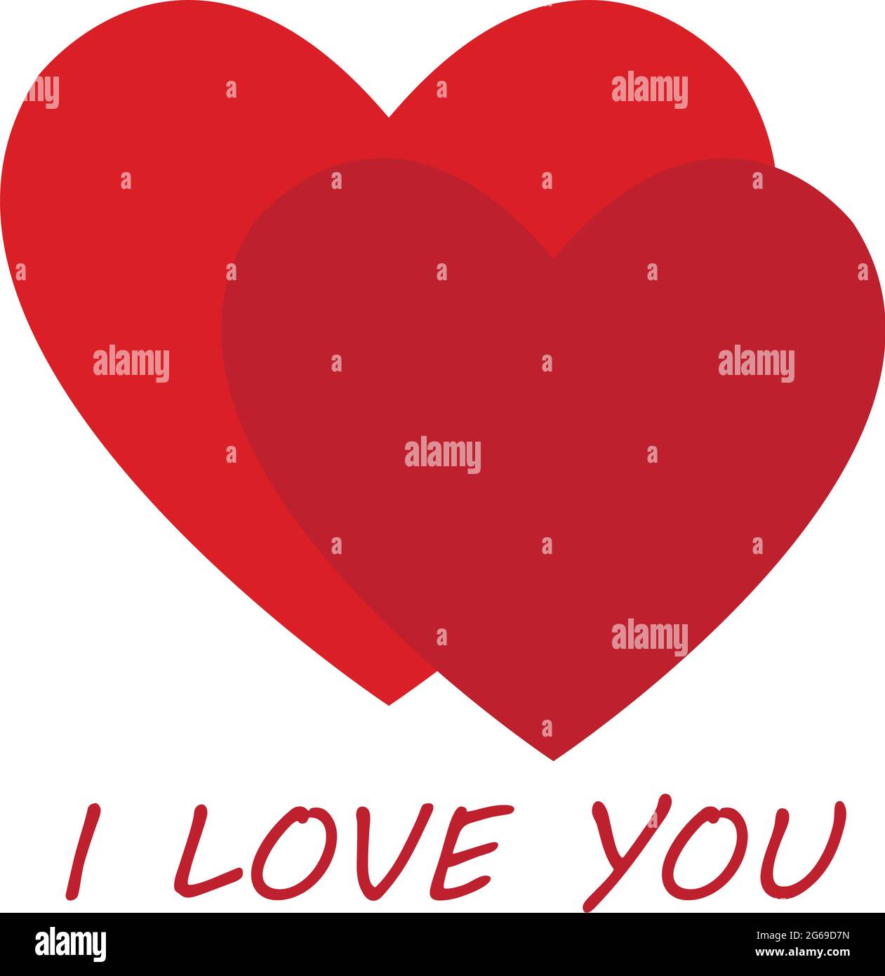 Love Is A Simple Thing Stock Vector Images Alamy