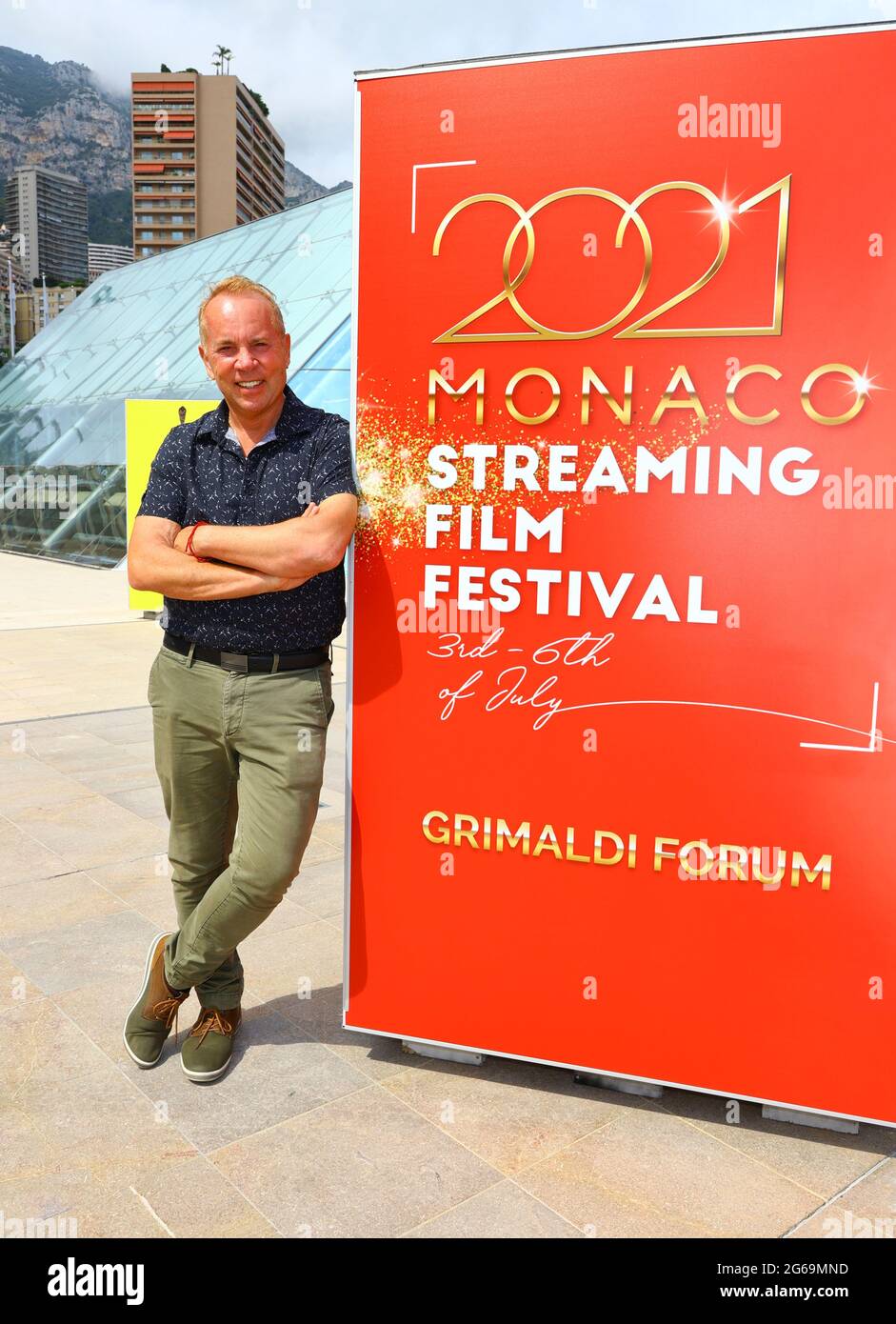 Monaco, Monte-Carlo - July 03, 2021: Monaco Streaming Film Festival MCSFF  with Mitch Lowe, Netflix Co-Founding Executive Stock Photo - Alamy