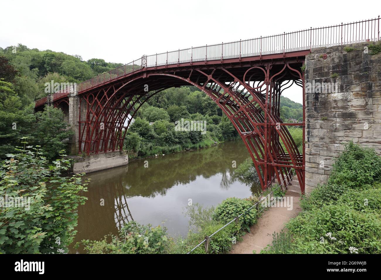 The Iron Bridge, Ironbridge, Telford and Wrekin, Shropshire, United