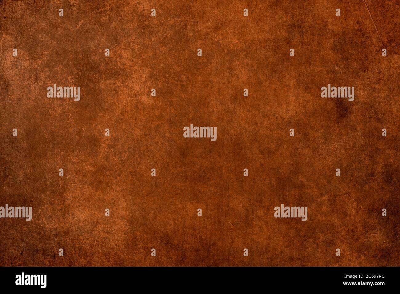 Old rusty orange wall grunge background or texture Stock Photo