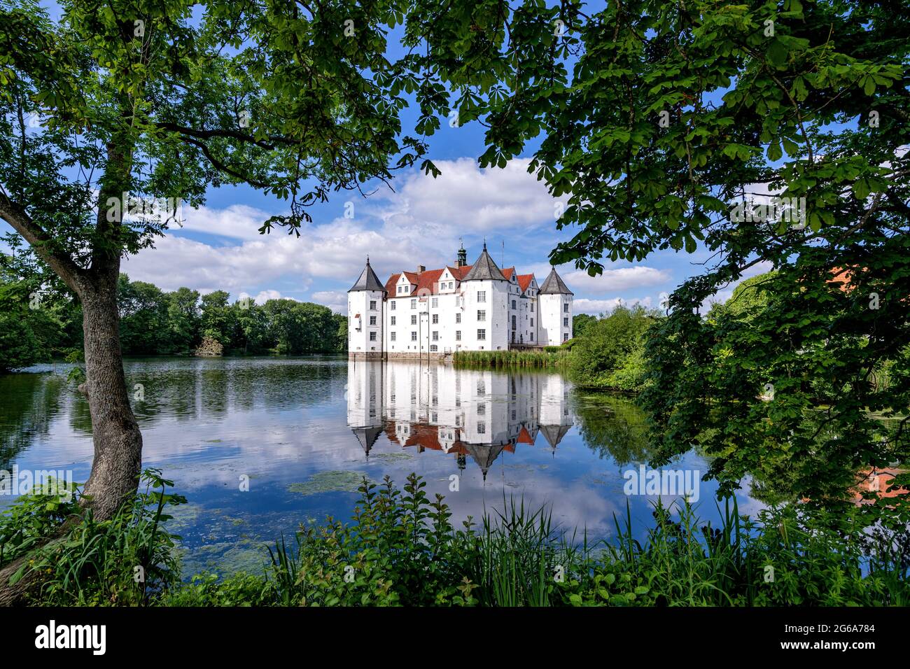 Glücksburg Castle in Schleswig-Holstein, Germany Stock Photo