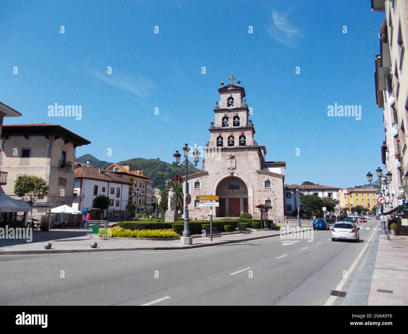 Cangas de Onis (Asturias), Spain. Horizontal photography Stock Photo