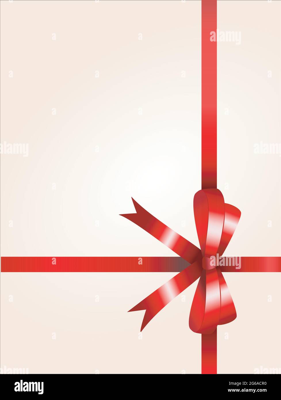Shiny red satin ribbon on isolated background Stock Vector Image & Art ...