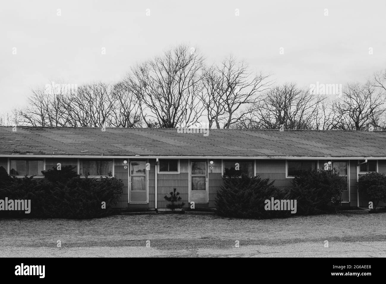 The Silver Sands Motel, in Greenport, Long Island, New York Stock Photo Alamy
