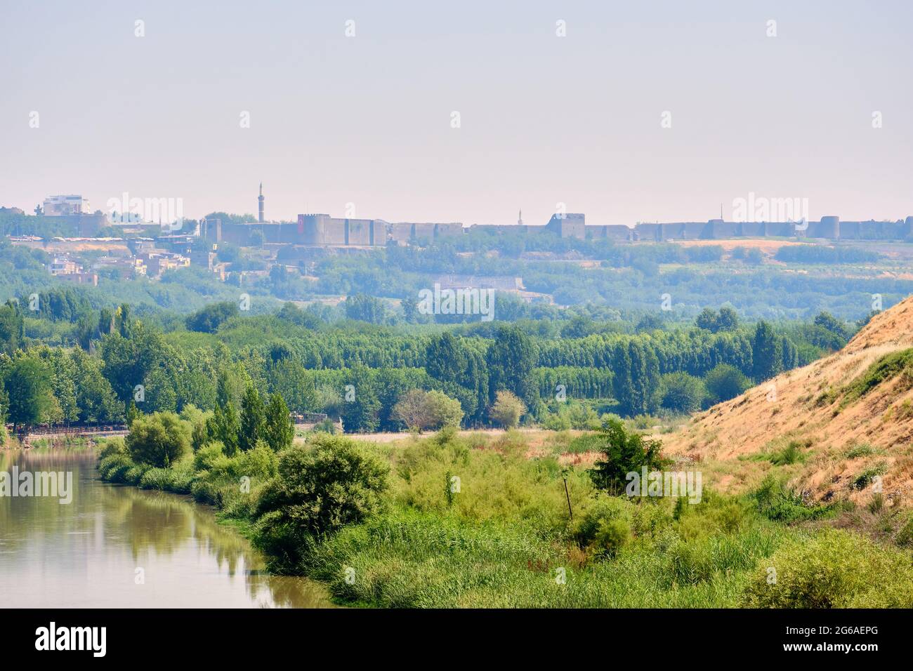 The Hevsel Gardens Diyarbakir Fortress And The River Tigris Stock the-hevsel-gardens-diyarbakir-fortress-and-the-river-tigris-stock
