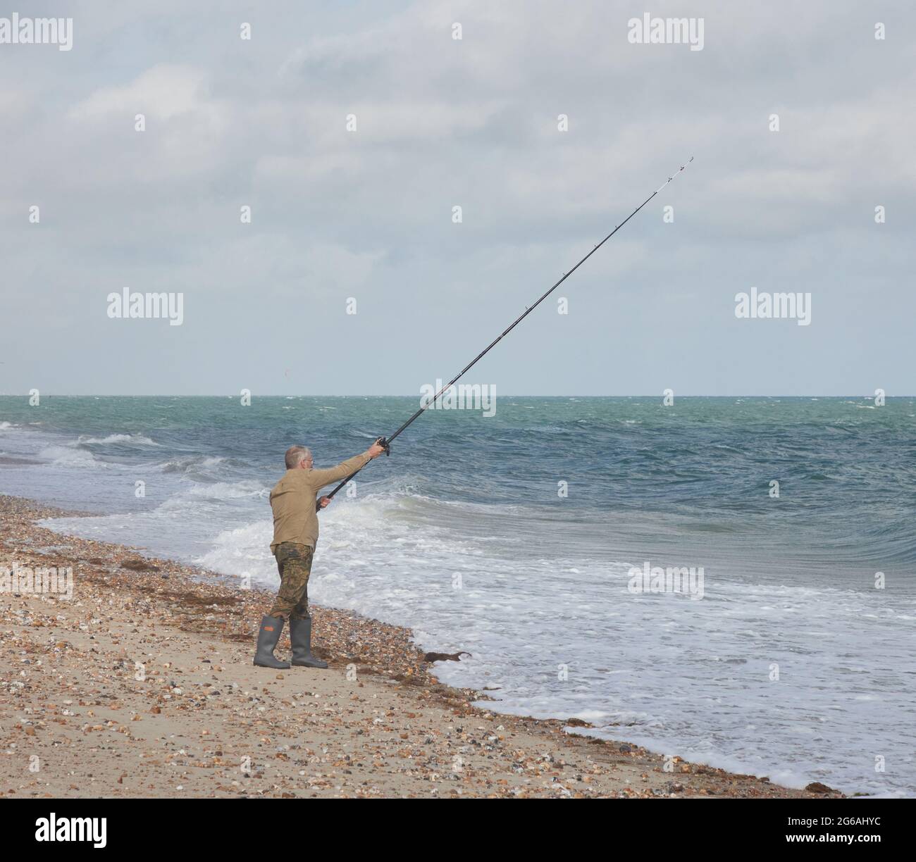 Angler Fish Spoting Angler seen beach fishing hi-res stock photography and images - Alamy