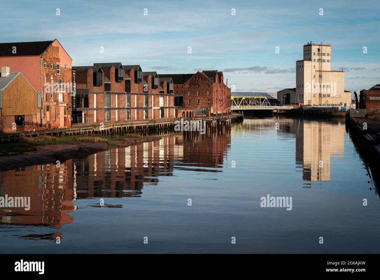 River Hull in Hull, UK Stock Photo