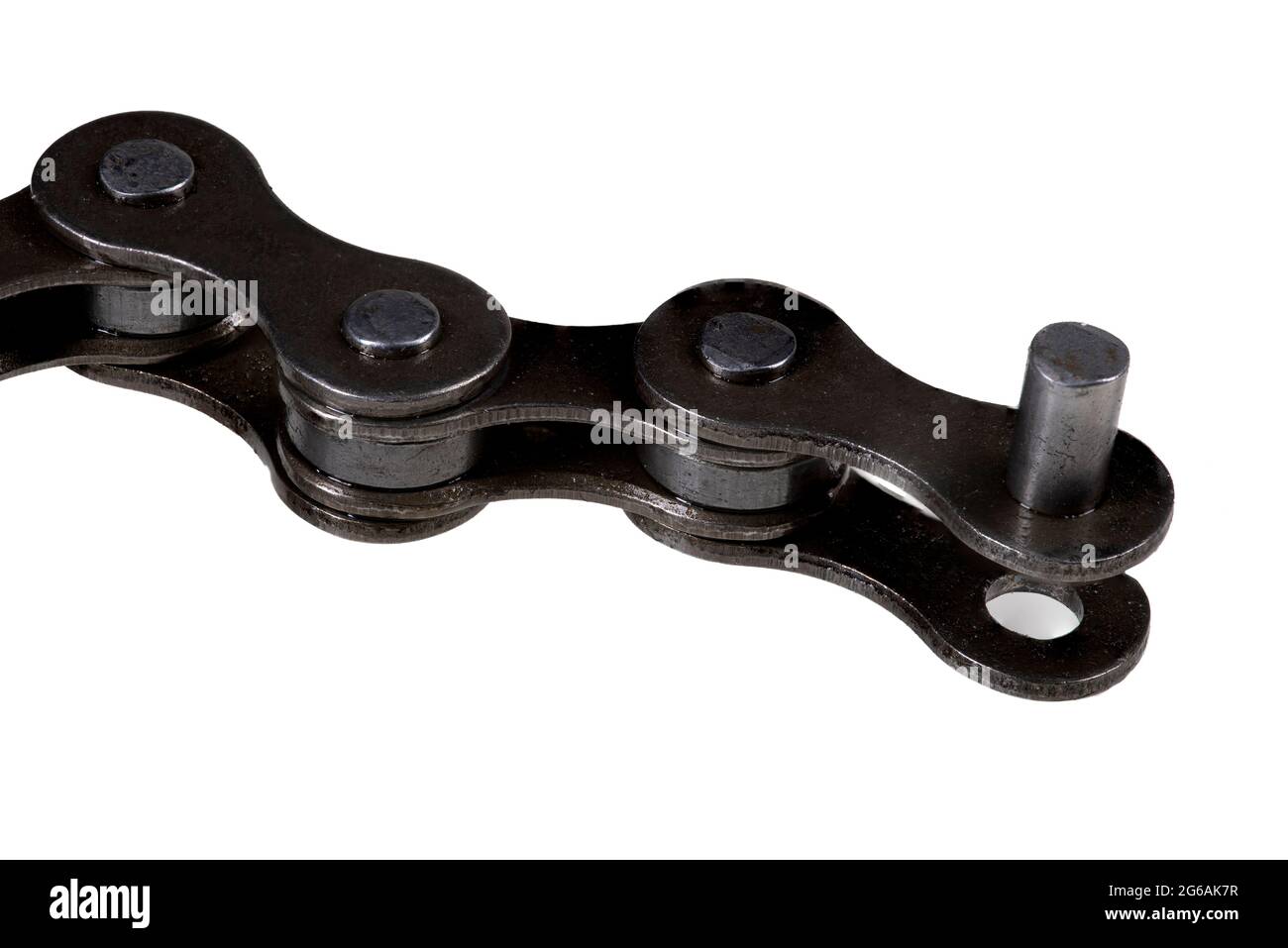 Bicycle chain to transmit torque to the rear wheel. Bicycle repair