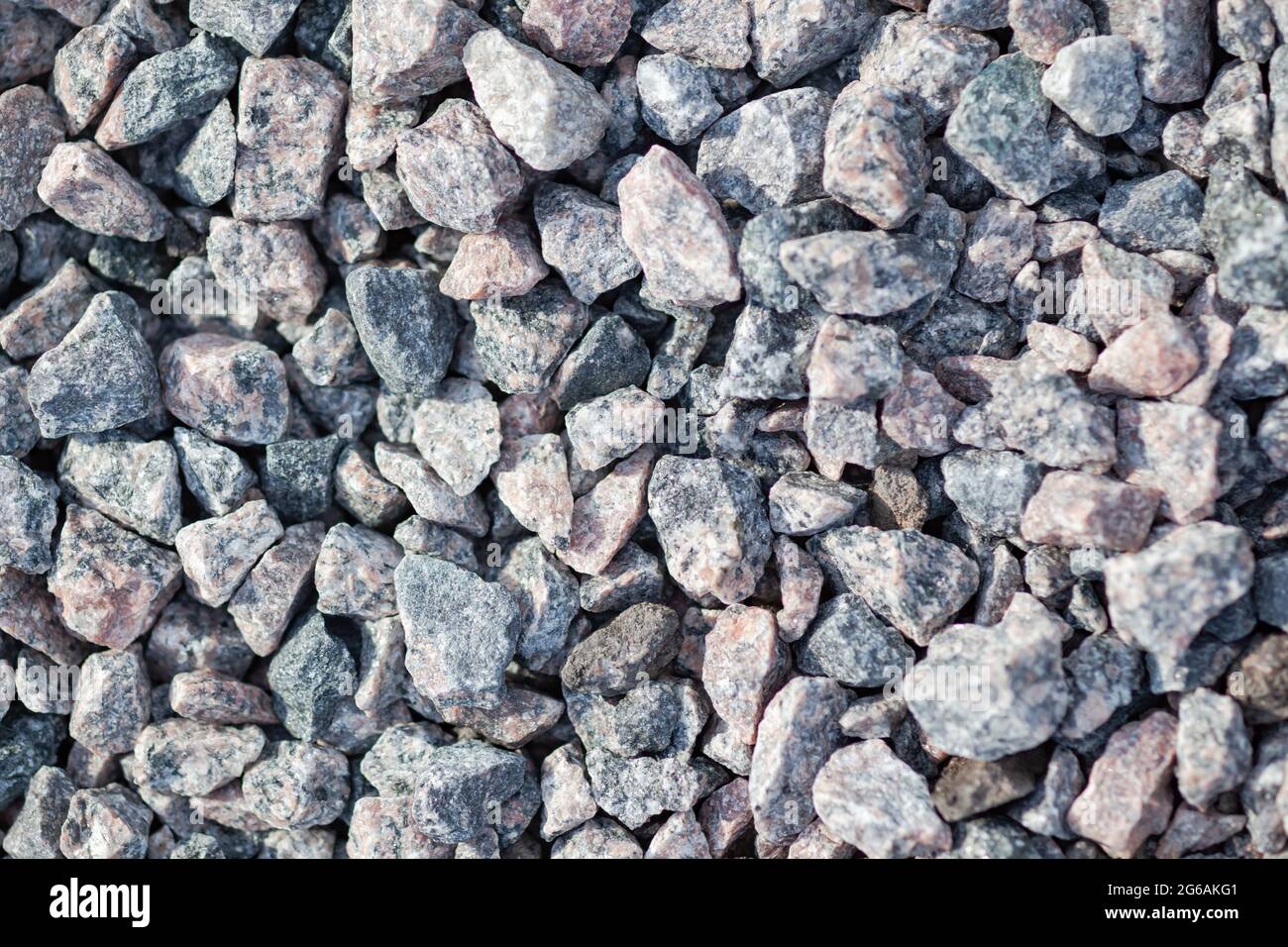 The texture of light gray granite gravel, used as a background Stock Photo Alamy