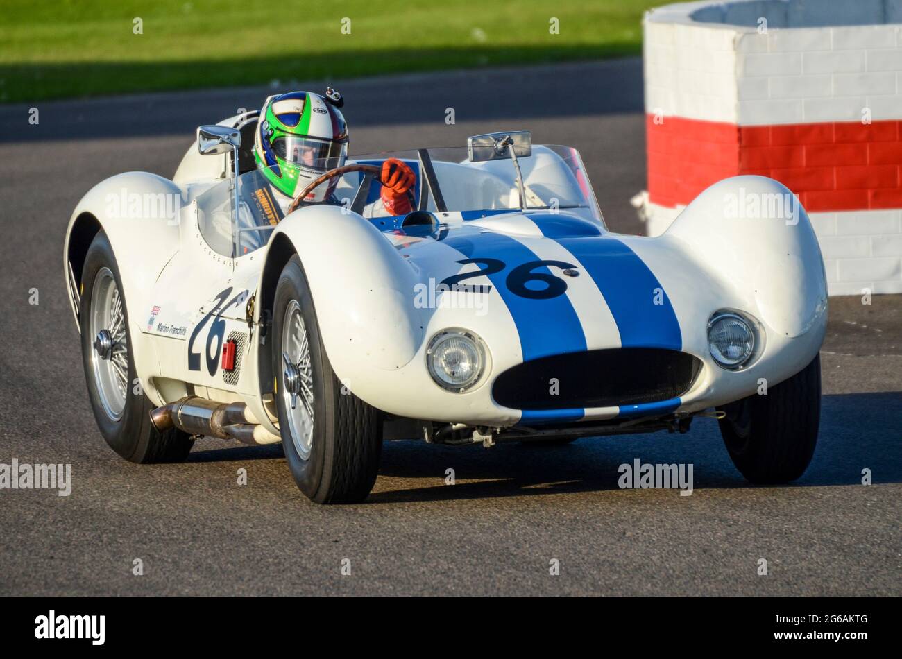 Maserati Tipo 61 'Birdcage' classic, vintage racing car competing in