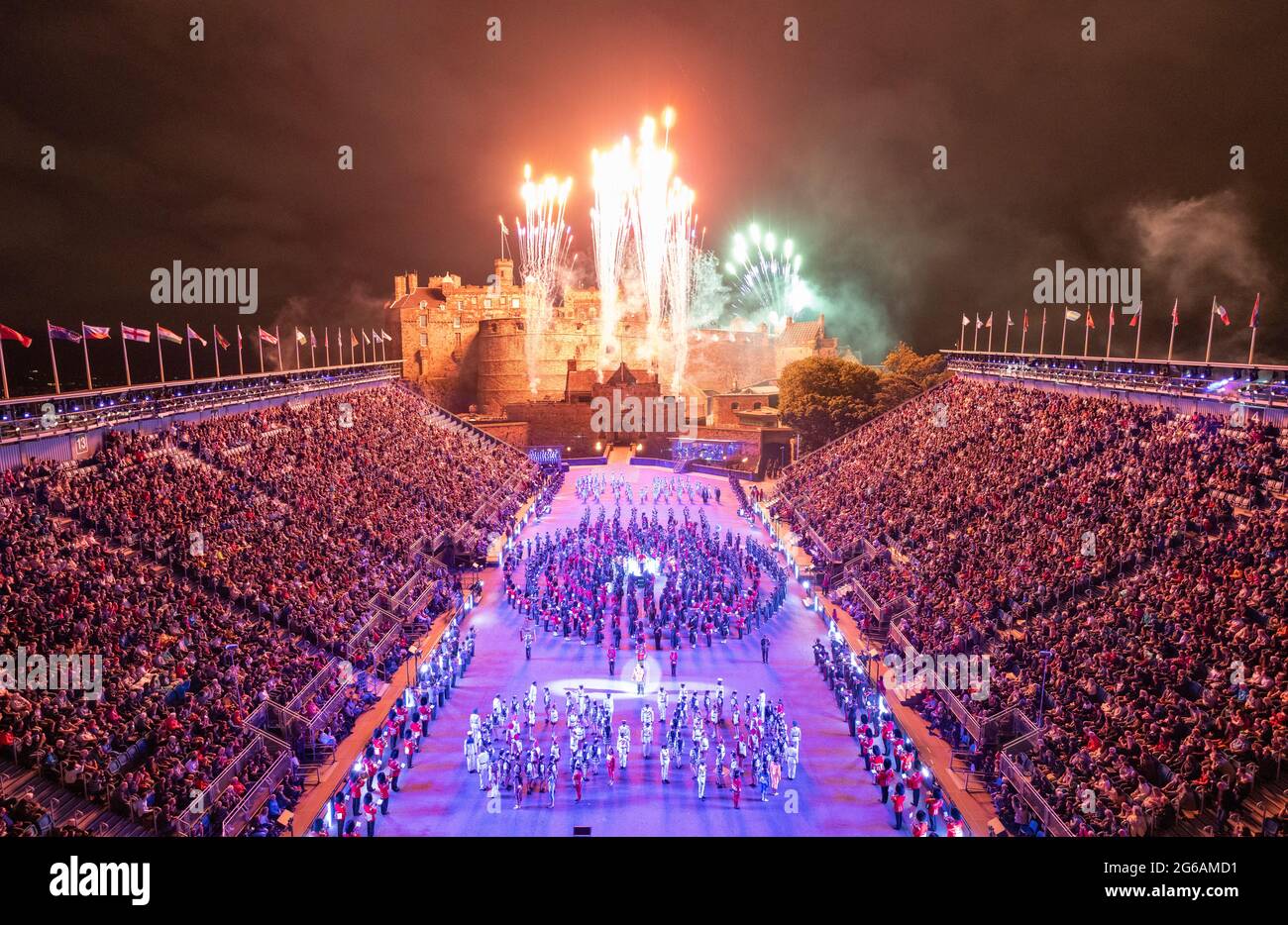 Edinburgh military tattoo fireworks hi-res stock photography and images -  Alamy