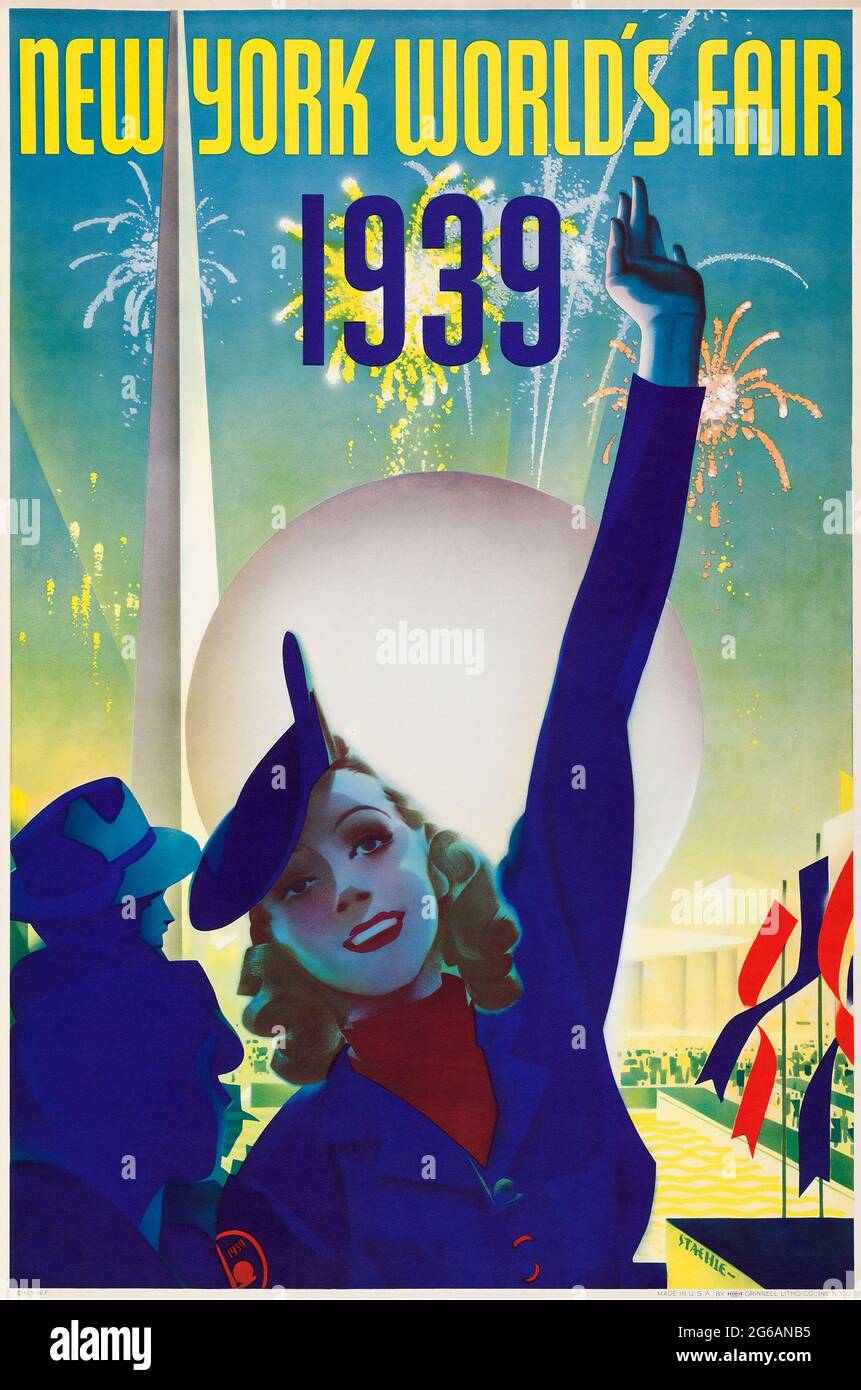 New york world's fair poster hires stock photography and images Alamy